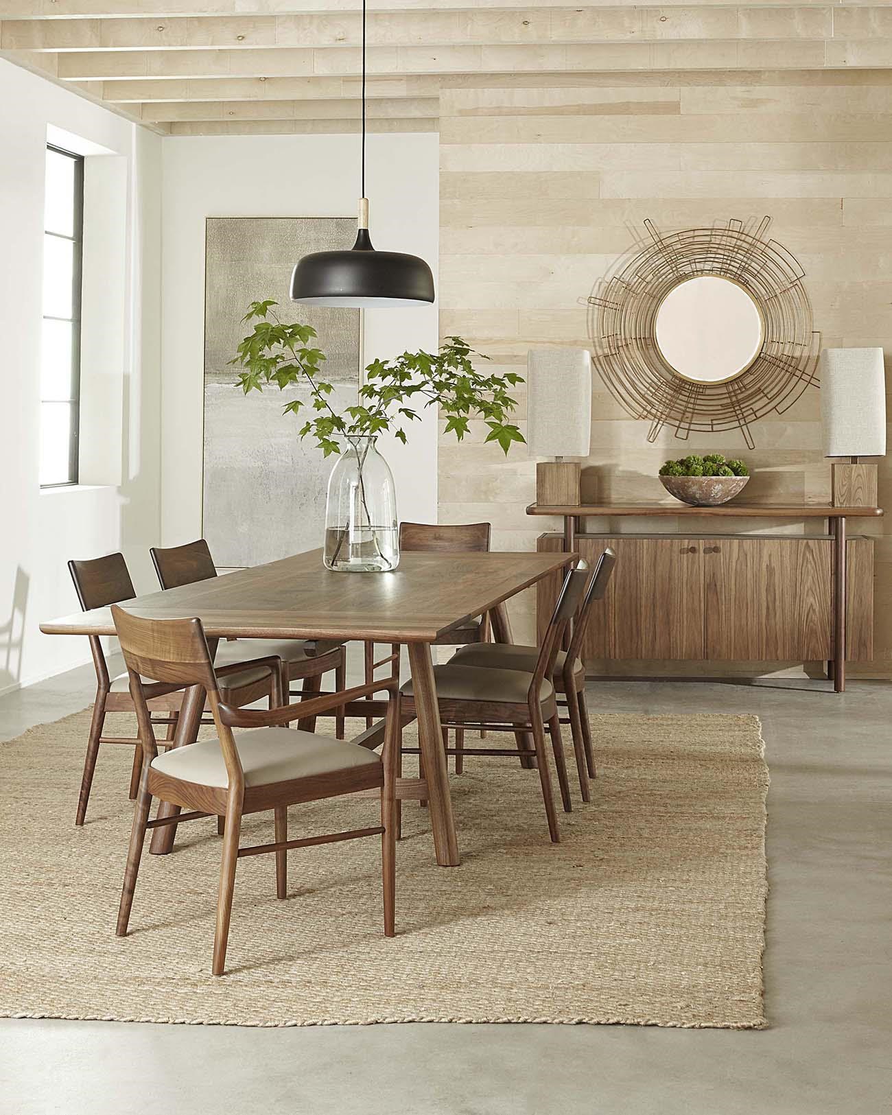 Stickley walnut deals grove dining table